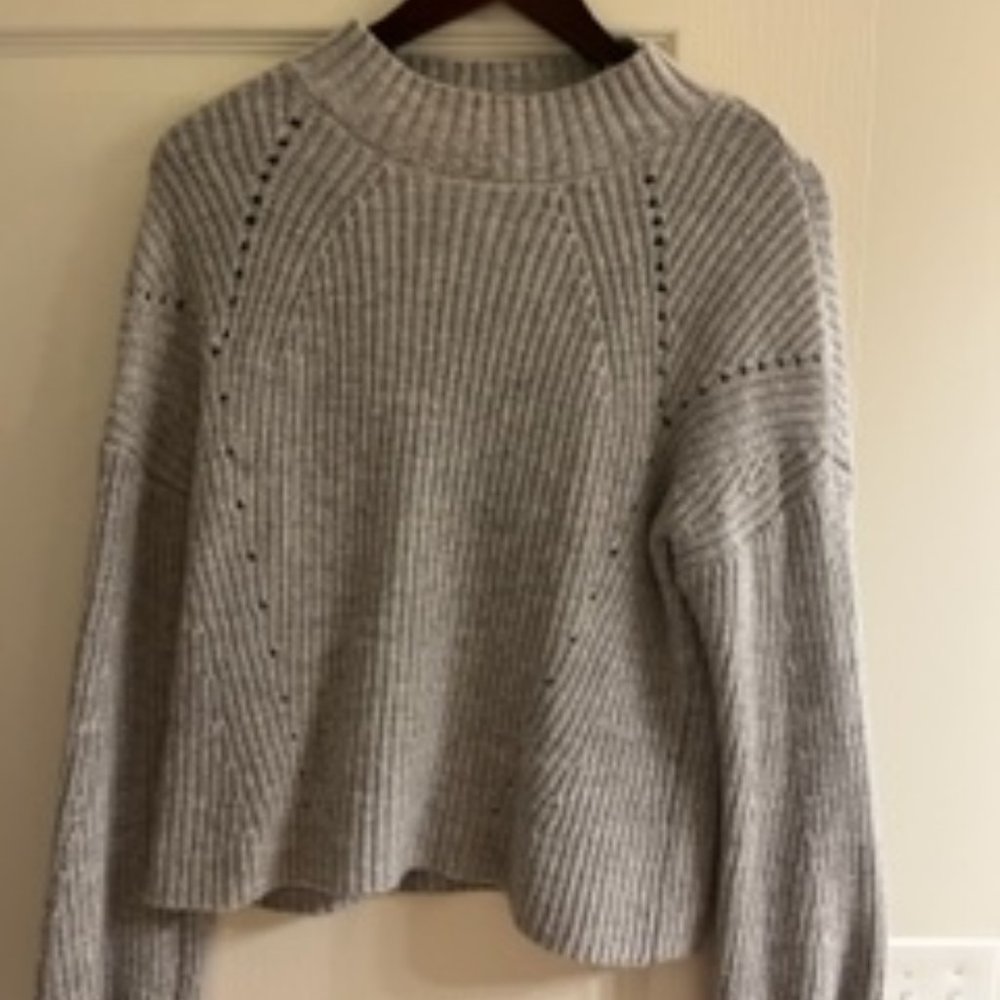 GAP Grey Wool Blend Sweater